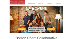 Desktop Screenshot of bostonoperacollaborative.org
